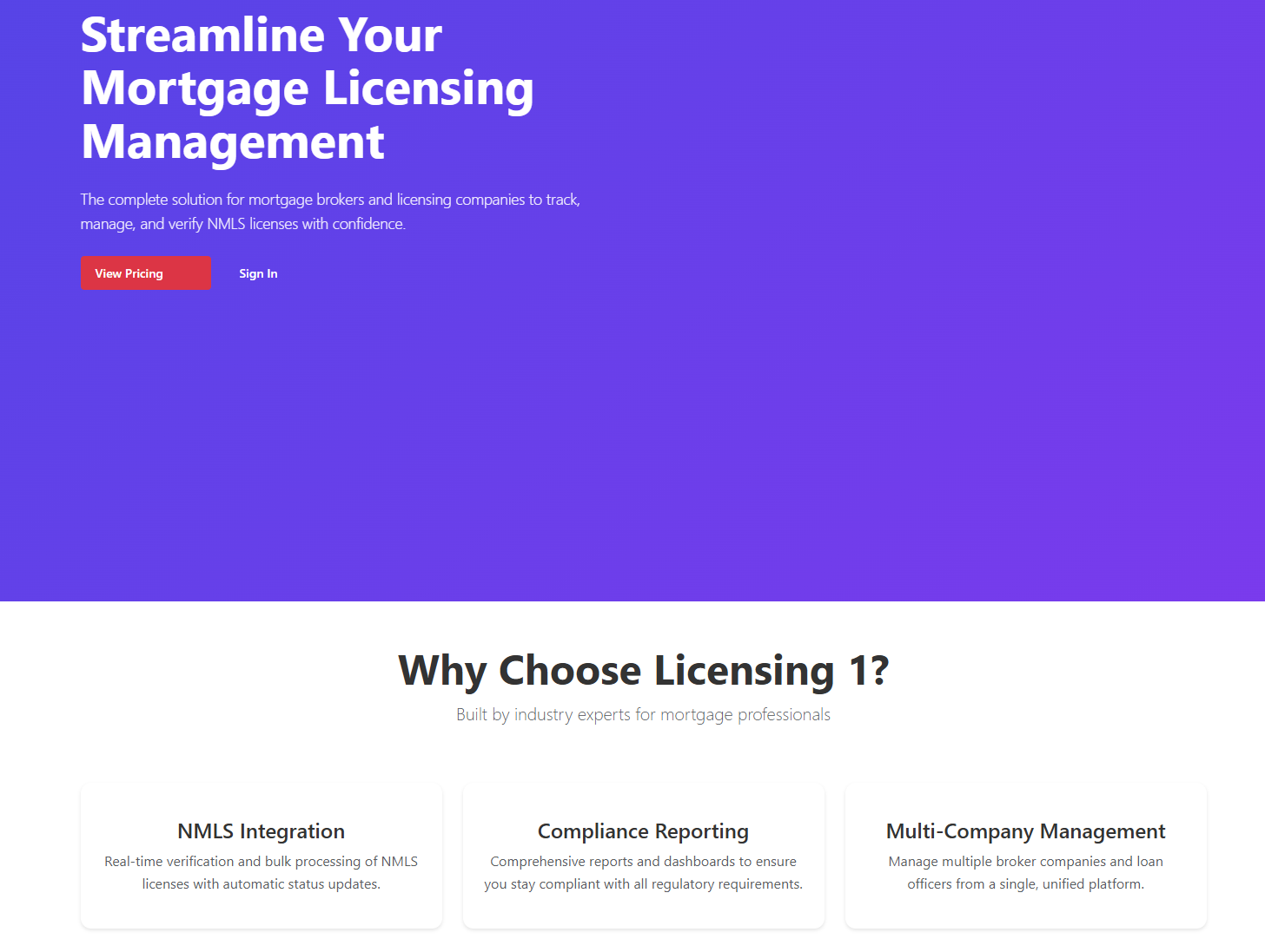 LicensingOne Preview